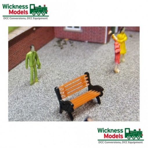 N Gauge Station Bench 5 Pack