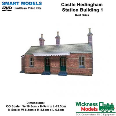 Castle Hedingham Station Building Red Brick N Gauge