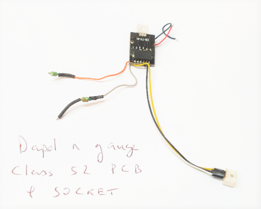 Dapol N Gauge Class 52 PCB and Socket