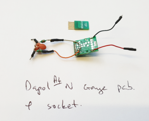 Dapol N Gauge A4 PCB and Socket - Image 2